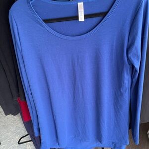 LuLaRoe Royal Blue Long Sleeve Tee